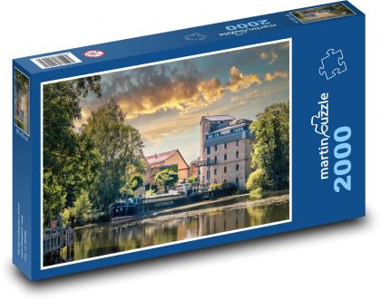 Zehdenick - Sonnenuntergang, Deutschland - Puzzle - 2000 Teile