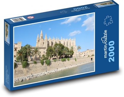 Majorka - Palma de Mallorca - Puzzle 2000 elementów, rozmiar 90x60 cm