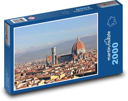 Toskania - Florencja, Włochy - Puzzle 2000 elementów, rozmiar 90x60 cm