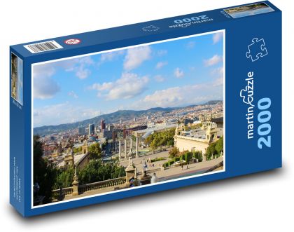 Barcelona - Španielsko - Puzzle 2000 dielikov, rozmer 90x60 cm 