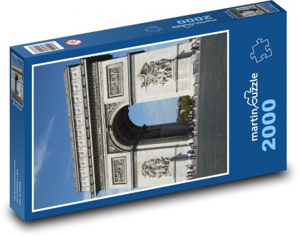 Víťazný oblúk - Paríž, Francúzsko - Puzzle 2000 dielikov, rozmer 90x60 cm 