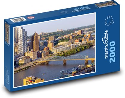 Pittsburgh - City by the River - Puzzle 2000 pieces, size 90x60 cm 