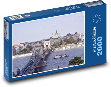 Budapest - Danube - Puzzle 2000 pieces, size 90x60 cm 