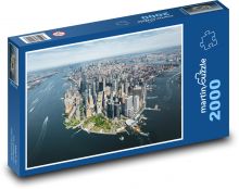 New York - panorama, město Puzzle 2000 - 90x60 cm