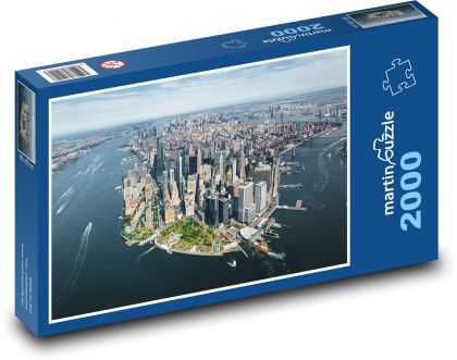 New York - panoráma, mesto - Puzzle 2000 dielikov, rozmer 90x60 cm 
