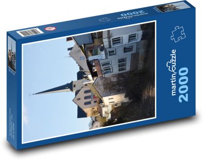 Kostel Waxweiler - Německo - Puzzle 2000 dílků, rozměr 90x60 cm