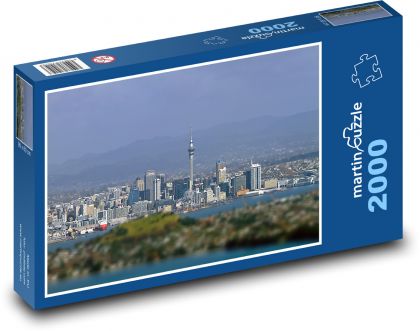 Auckland - Nowa Zelandia - Puzzle 2000 elementów, rozmiar 90x60 cm