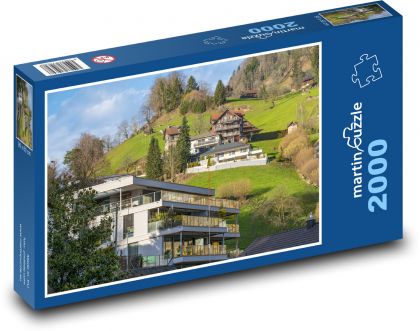 Häuser in den Bergen - Puzzle - 2000 Teile