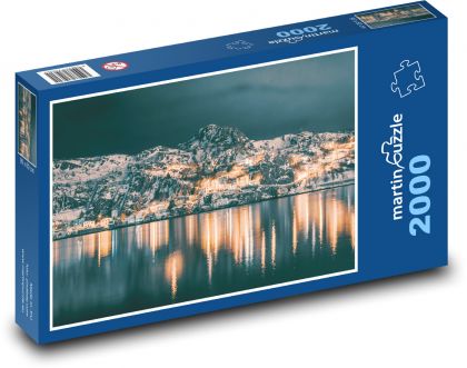 Noční město - puzzle 2000 dílků