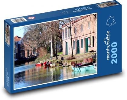 Schiffe auf dem Fluss - Puzzle - 2000 Teile