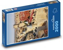 Building - castle, houses Puzzle 2000 pieces - 90 x 60 cm