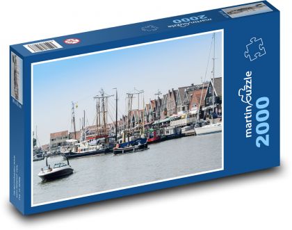 Ships - Port, Netherlands - Puzzle 2000 pieces, size 90x60 cm 
