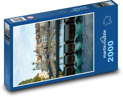 Lucerna - Szwajcaria - Puzzle 2000 elementów, rozmiar 90x60 cm
