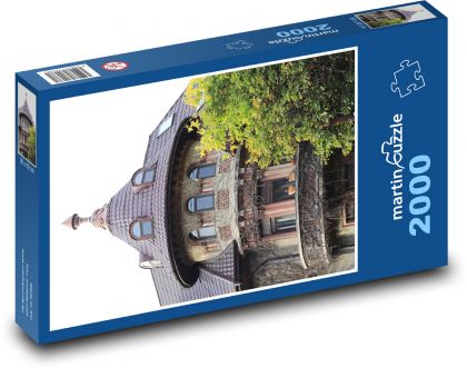 Architektúra - stavebníctvo - Puzzle 2000 dielikov, rozmer 90x60 cm 