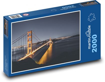 Most v noci - puzzle 2000 dílků
