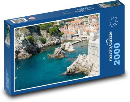 Chorvatsko - Dubrovník - Puzzle 2000 dílků, rozměr 90x60 cm