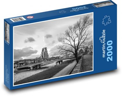 Brücke über den Fluss - Puzzle - 2000 Teile