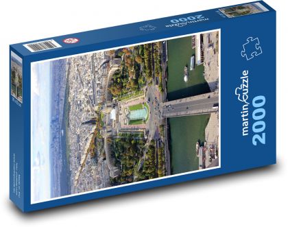 Paris - France, tower - Puzzle 2000 pieces, size 90x60 cm 