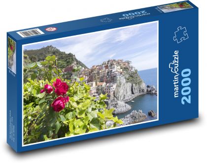 Wybrzeże Włoch - Puzzle 2000 elementów, rozmiar 90x60 cm