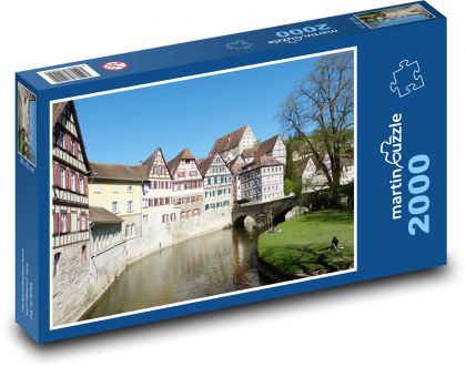Schwäbisch hall - Německo - puzzle 2000 dílků