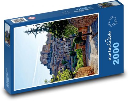 Historyczne miasto - Alquezar - Puzzle 2000 elementów, rozmiar 90x60 cm