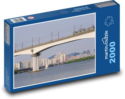 Han-Fluss - Sonnenuntergang - Puzzle - 2000 Teile