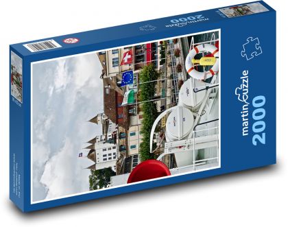 Nyon Castle - Switzerland - Puzzle 2000 pieces, size 90x60 cm 