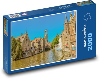 Belgicko - Bruggy - Puzzle 2000 dielikov, rozmer 90x60 cm 