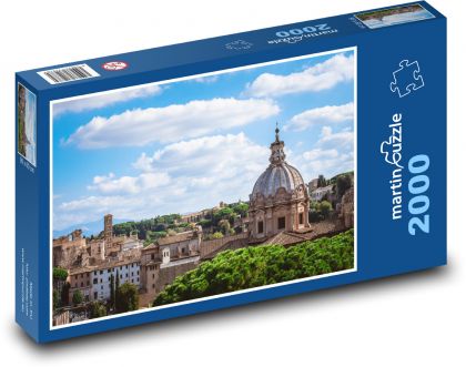 Rzym - Włochy, bazylika - Puzzle 2000 elementów, rozmiar 90x60 cm