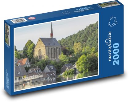 Kościół - Budynek - Puzzle 2000 elementów, rozmiar 90x60 cm