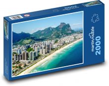 Brazílie - Rio, pobřeží Puzzle 2000 dílků - 90 x 60 cm