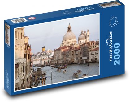 Venice - Italy, canal - Puzzle 2000 pieces, size 90x60 cm 
