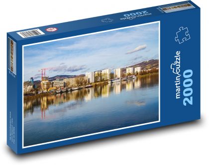 Linz - Rakúsko - Puzzle 2000 dielikov, rozmer 90x60 cm 
