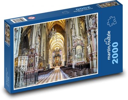 Vienna - Austria, church - Puzzle 2000 pieces, size 90x60 cm 