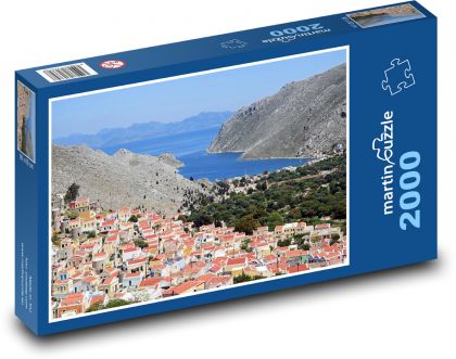 Ostrov Symi - Řecko - puzzle 2000 dílků