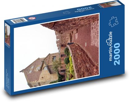 Německo - hrad - Puzzle 2000 dílků, rozměr 90x60 cm