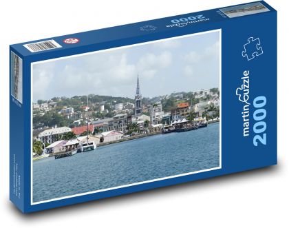 Fort de France - Martynika, Francja - Puzzle 2000 elementów, rozmiar 90x60 cm