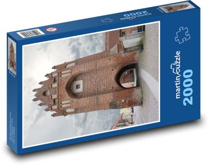 Brama młyńska - Templin, Niemcy - Puzzle 2000 elementów, rozmiar 90x60 cm