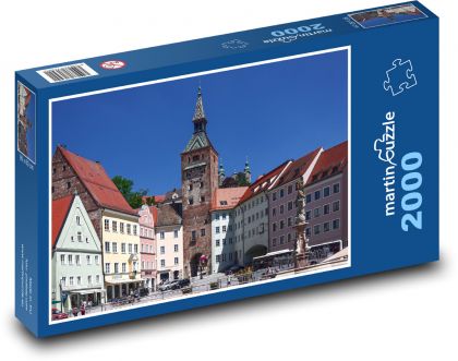 Veža - mesto - Puzzle 2000 dielikov, rozmer 90x60 cm 