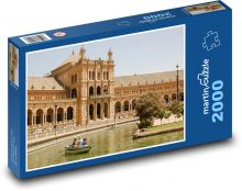 Plaza de España - Seville, Španělsko Puzzle 2000 dílků - 90 x 60 cm