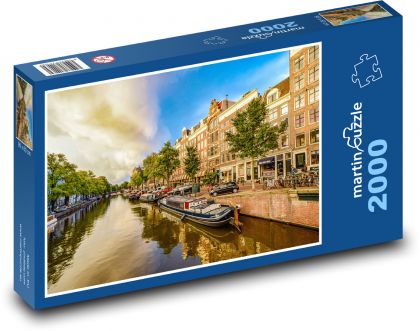 Amsterdam - Holandsko - puzzle 2000 dílků
