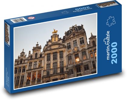 Belgia - Bruksela - Puzzle 2000 elementów, rozmiar 90x60 cm