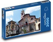 Entracque - Farský kostol, Taliansko Puzzle 2000 dielikov - 90 x 60 cm