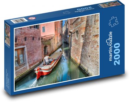 Boat Trip - Venice, Italy - Puzzle 2000 pieces, size 90x60 cm 