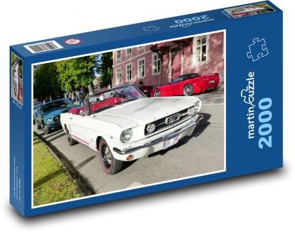Auto - Mustang - Puzzle 2000 dílků, rozměr 90x60 cm