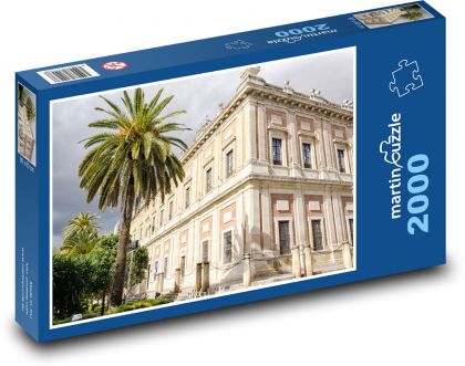 Historická budova - puzzle 2000 dílků