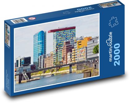 Düsseldorf - Nemecko - Puzzle 2000 dielikov, rozmer 90x60 cm 