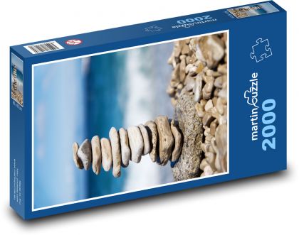 Pyramida z kamenů - puzzle 2000 dílků