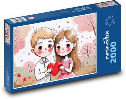 Liebe - Valentinstag - Puzzle - 2000 Teile