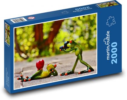 Miłość - Walentynki - Puzzle 2000 elementów, rozmiar 90x60 cm